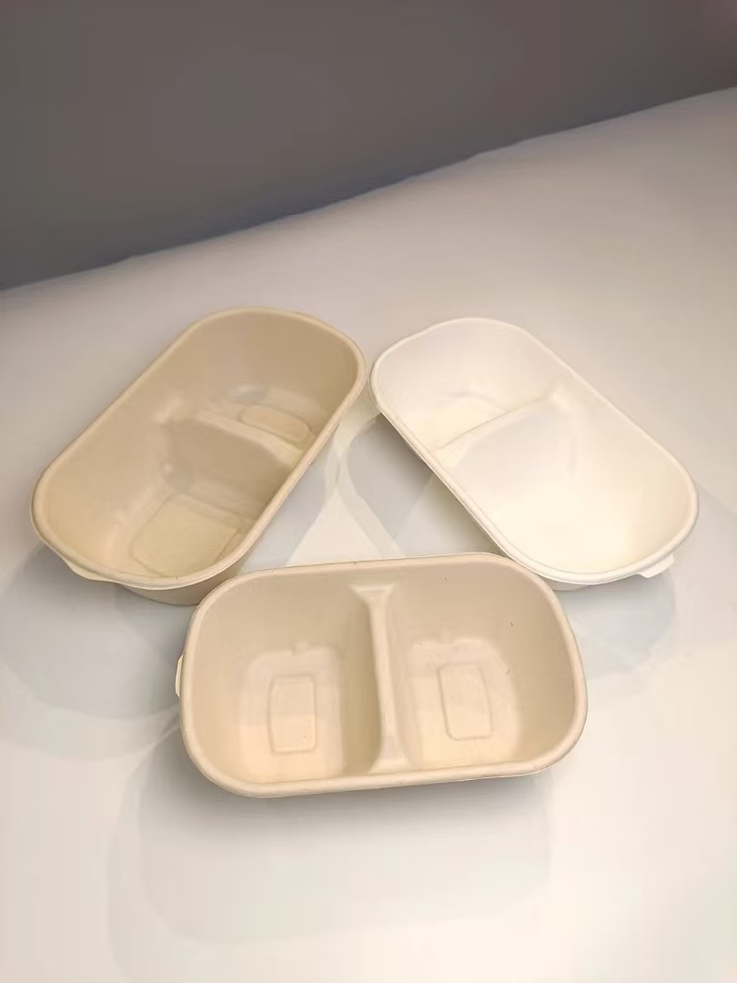 Plant Fiber Molded Cup Lids Production