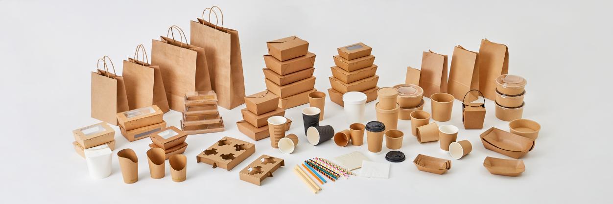 Kraft Paper Takeaway Boxes